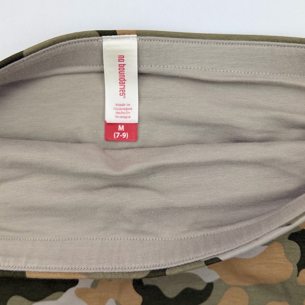 Y2K No Boundaries Camo Tube Top 100% Cotton Shelf Bra Strapless Size S/M - Picture 10 of 15